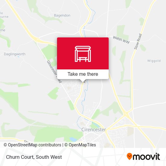 Churn Court map