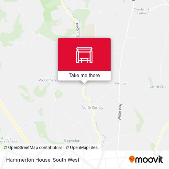 Hammerton House map