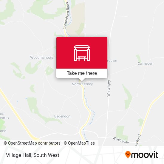 Village Hall map