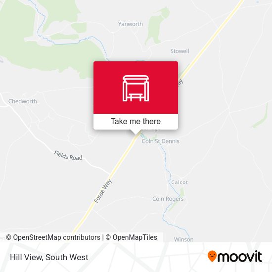Hill View map