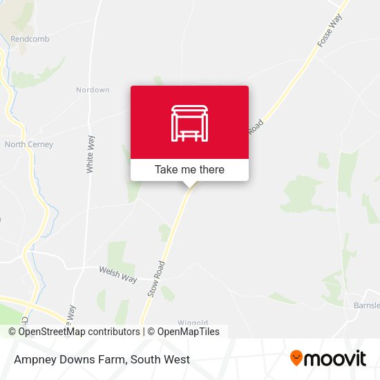 Ampney Downs Farm map