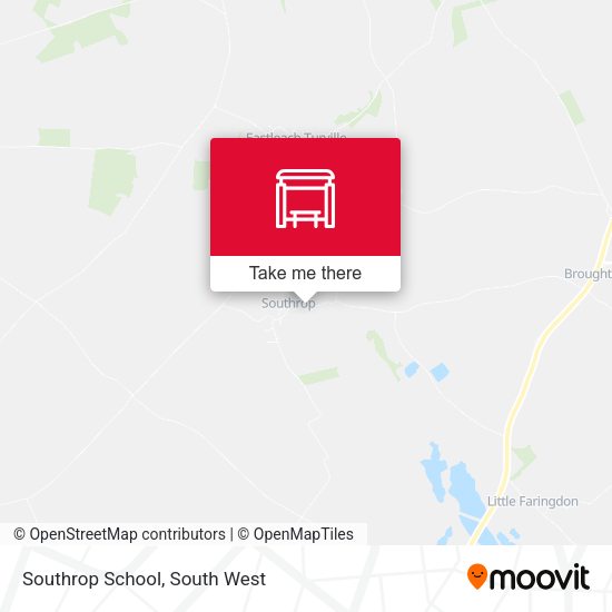 Southrop School map