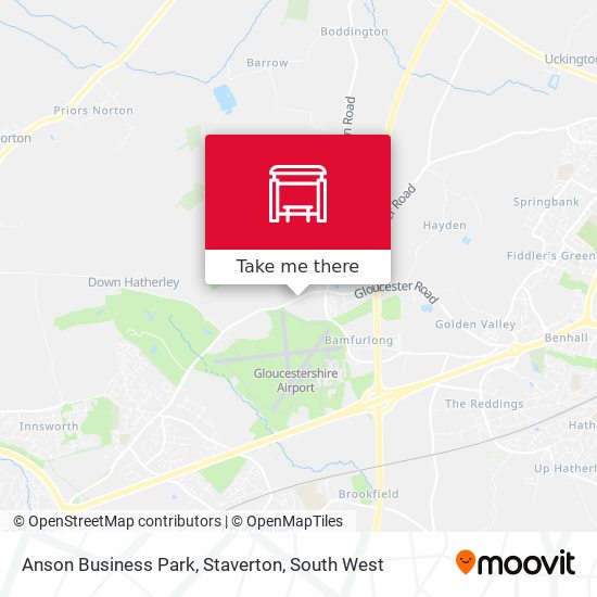 Anson Business Park, Staverton map