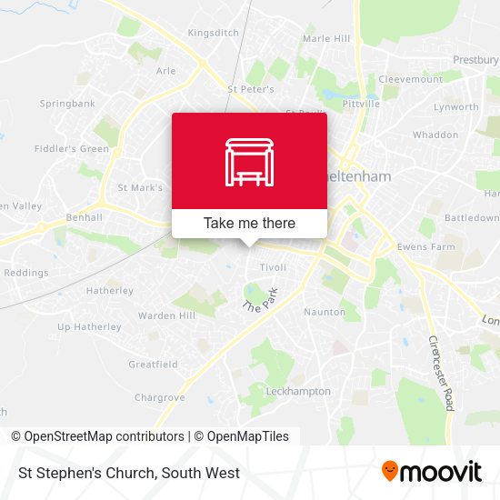 St Stephen's Church map
