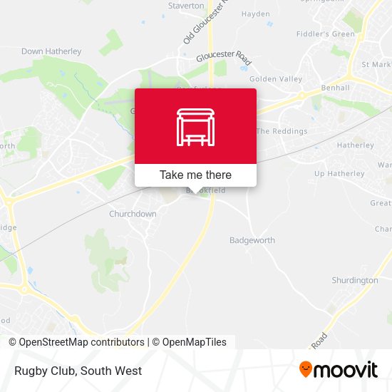 Rugby Club map