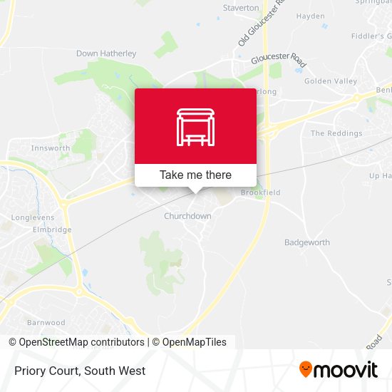 Priory Court map