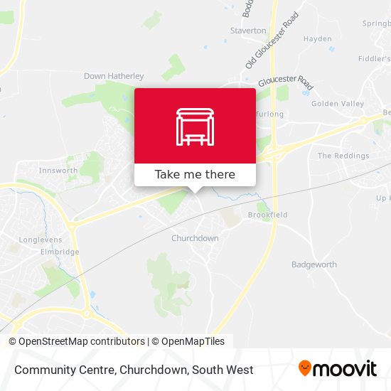 Community Centre, Churchdown map