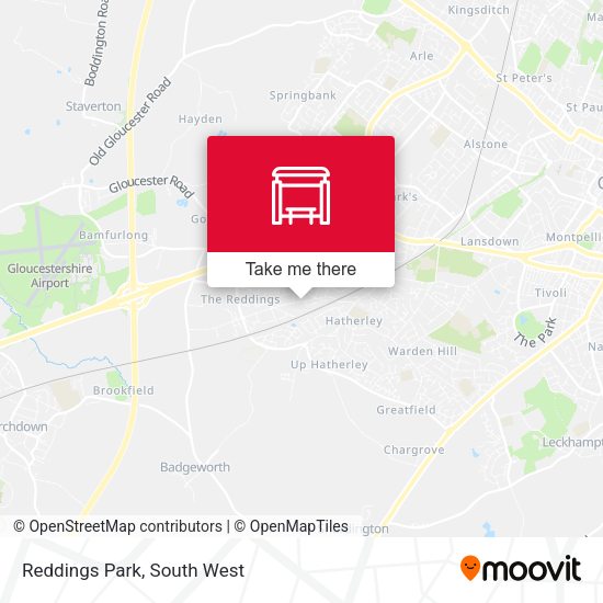 Reddings Park map