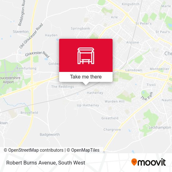 Robert Burns Avenue map