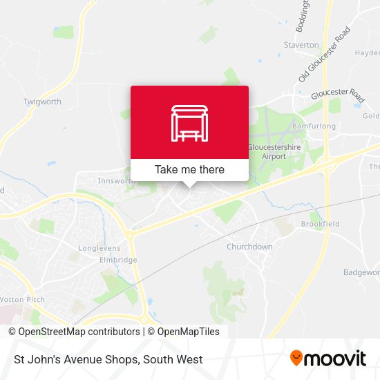 St John's Avenue Shops map