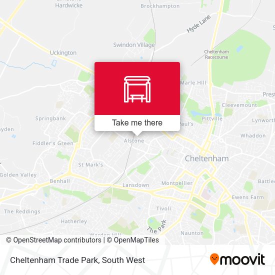Cheltenham Trade Park map