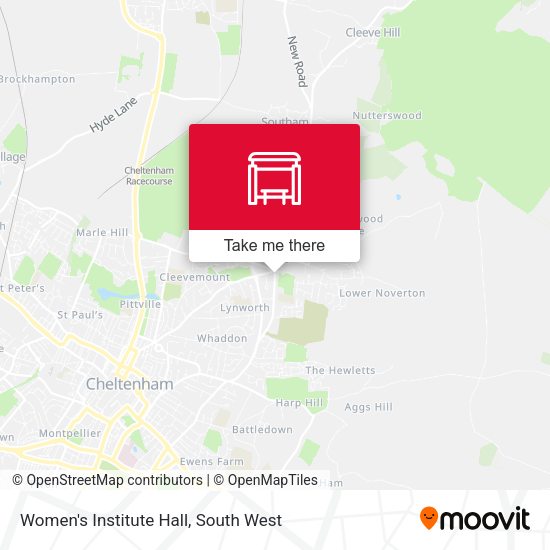 Women's Institute Hall map