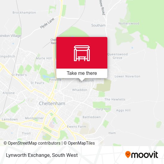 Lynworth Exchange map
