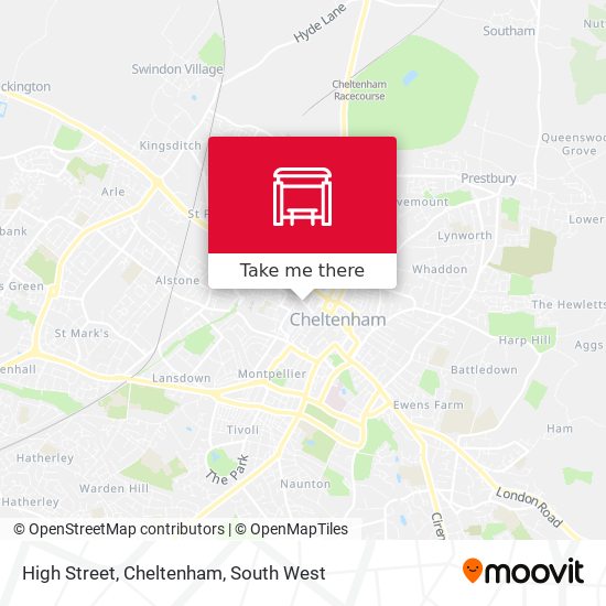 High Street, Cheltenham map