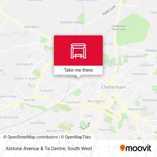 Alstone Avenue & Ta Centre map