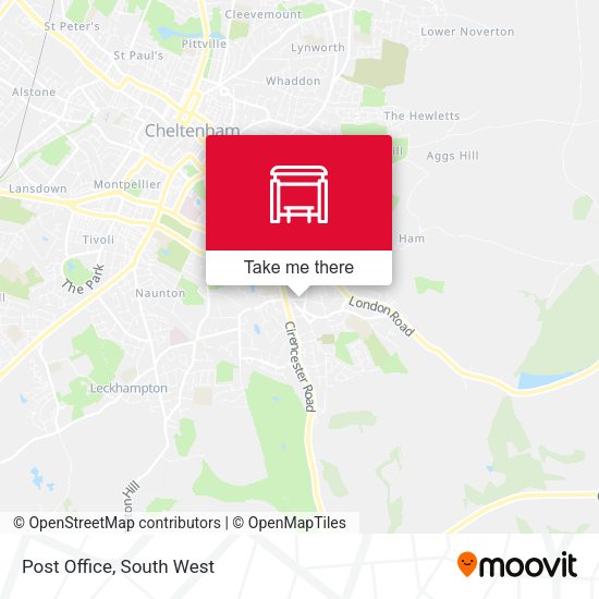 Post Office map