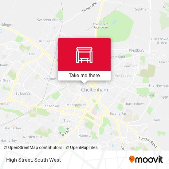 High Street map