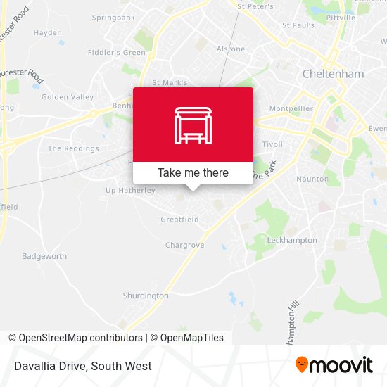 Davallia Drive map