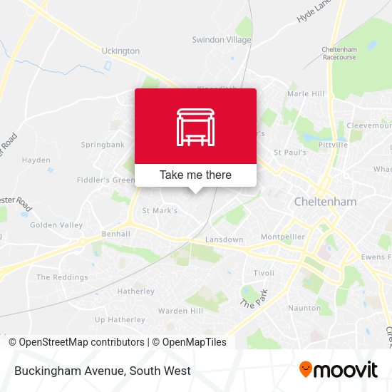 Buckingham Avenue map