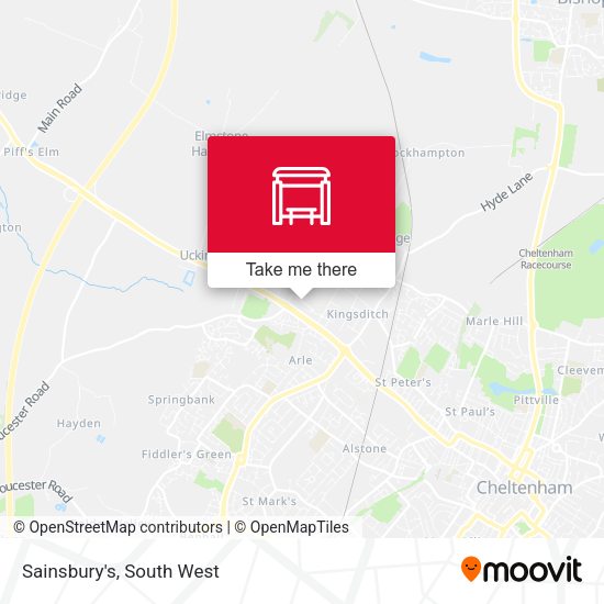 Sainsbury's map