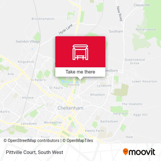 Pittville Court map