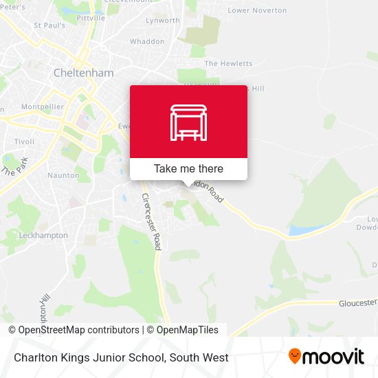 Charlton Kings Junior School map