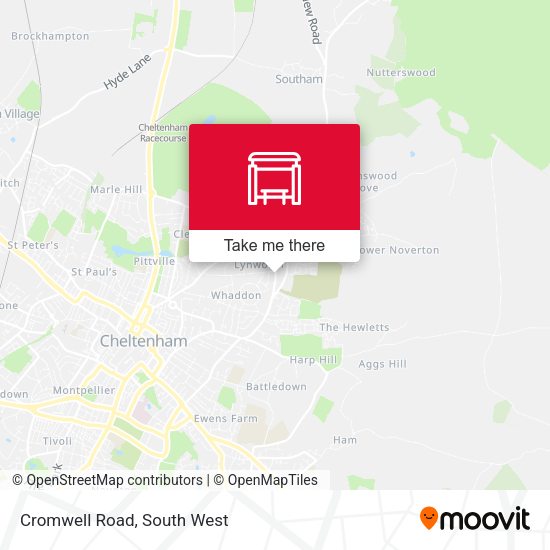 Cromwell Road map
