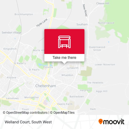 Welland Court map