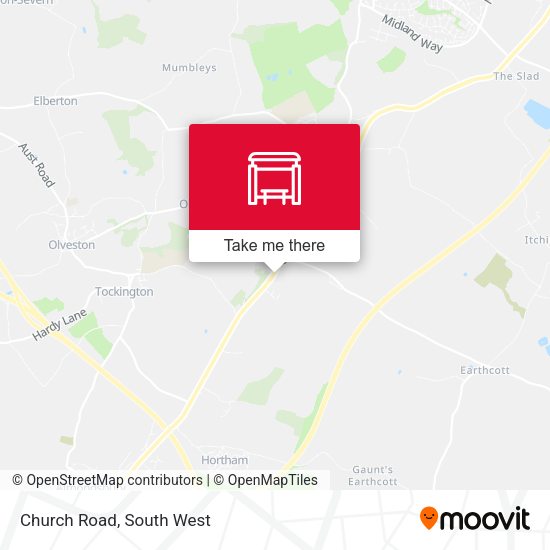 Church Road map