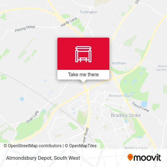 Almondsbury Depot map