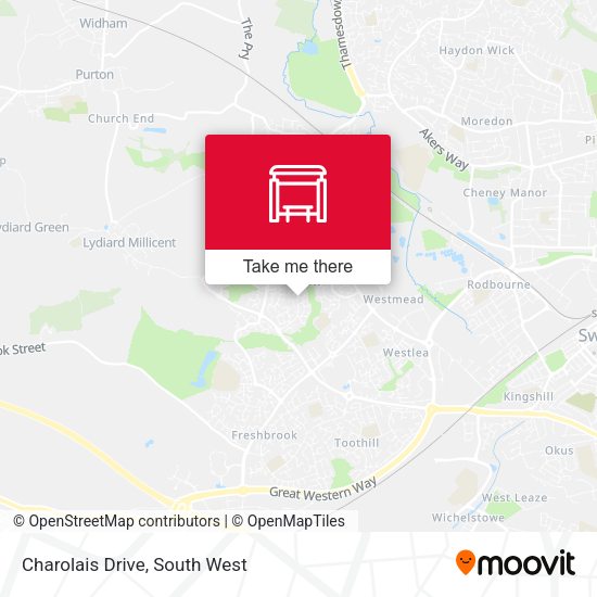 Charolais Drive map