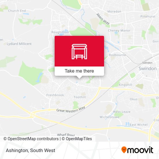 Ashington, Westlea map