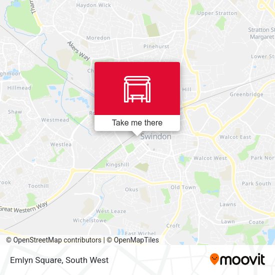 Emlyn Square map