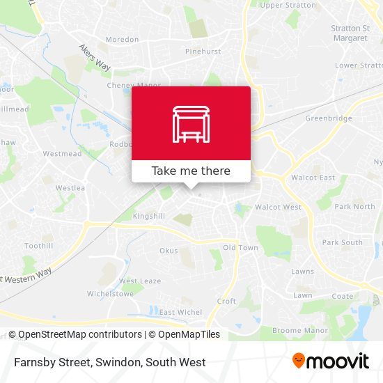 Farnsby Street, Swindon map