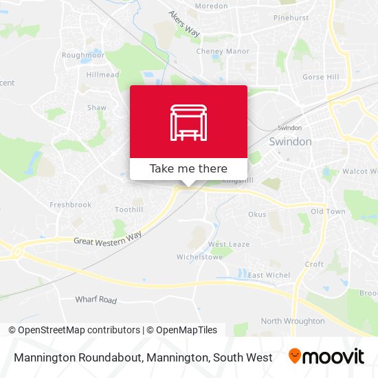 Mannington Roundabout, Mannington map