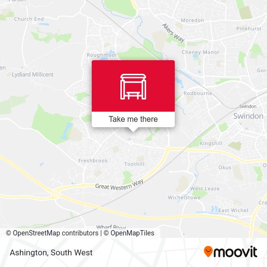 Ashington, Westlea map