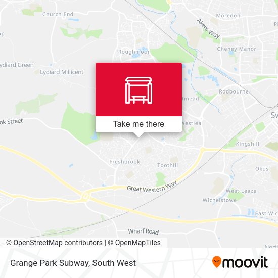Grange Park Subway map