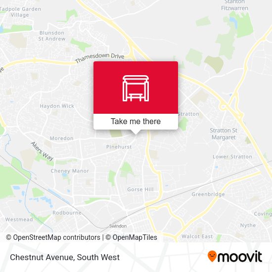 Chestnut Avenue map
