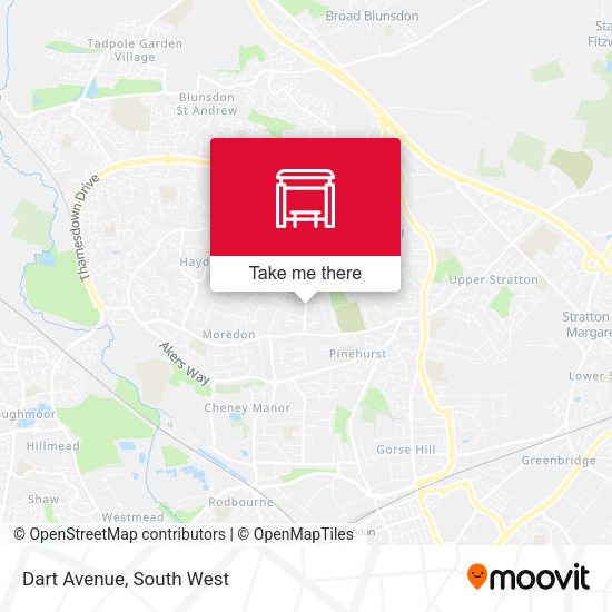 Dart Avenue map
