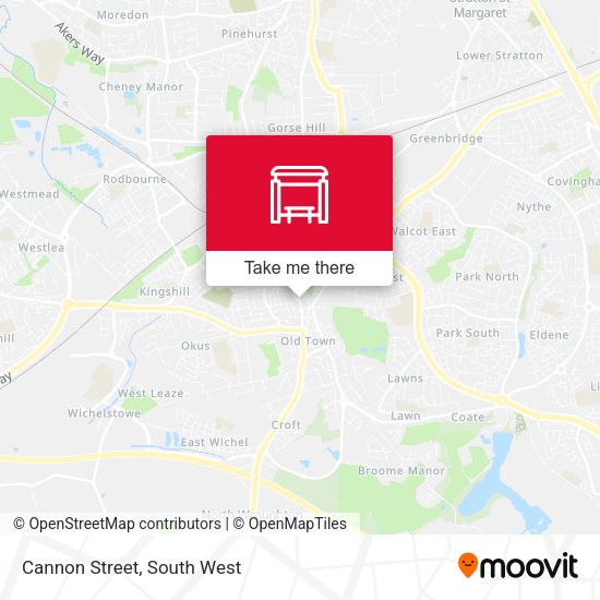 Cannon Street map