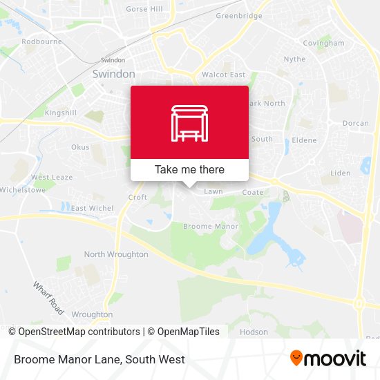 Broome Manor Lane map