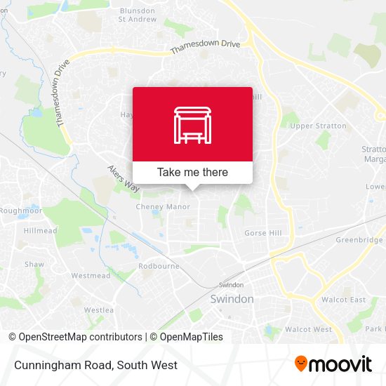 Cunningham Road map