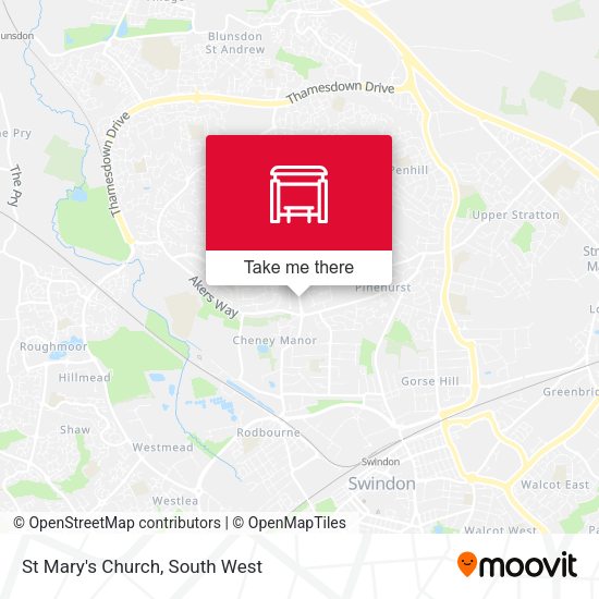 St Mary's Church map