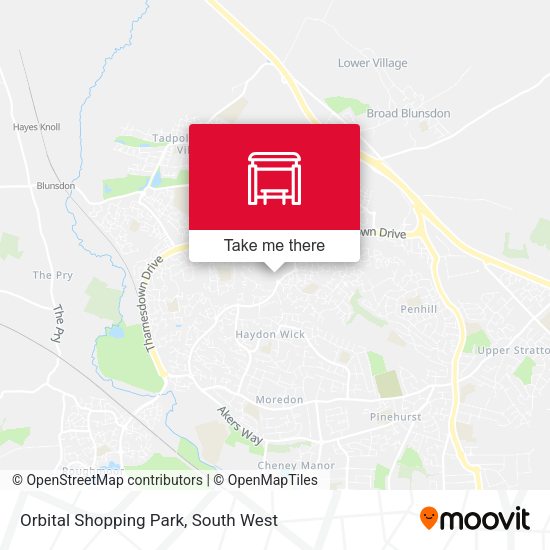 Orbital Shopping Park map