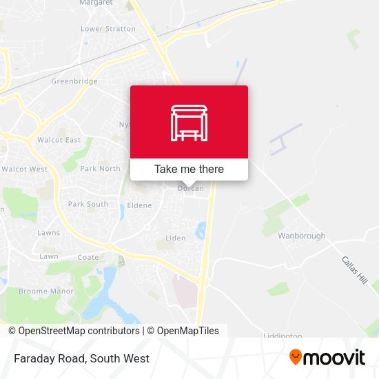 Faraday Road map