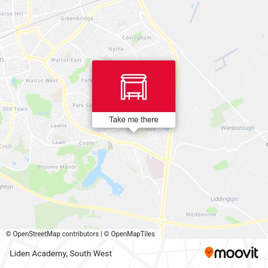 Liden Academy map
