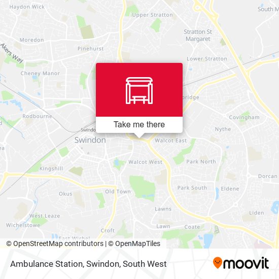 Ambulance Station, Swindon map