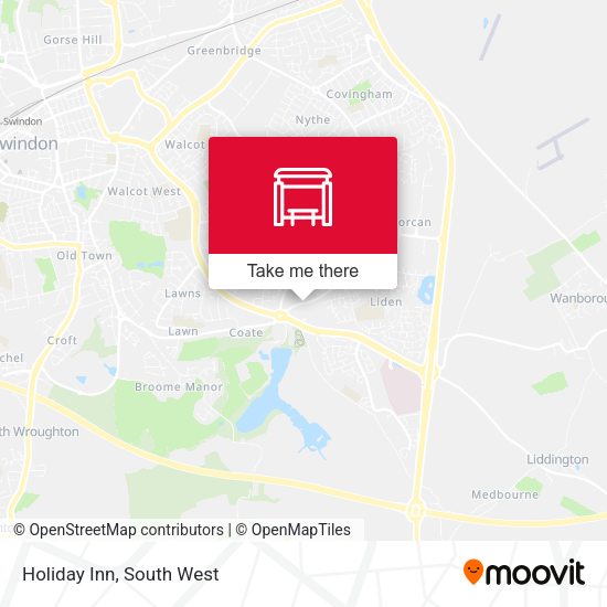 Holiday Inn map