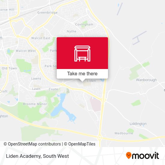 Liden Academy map