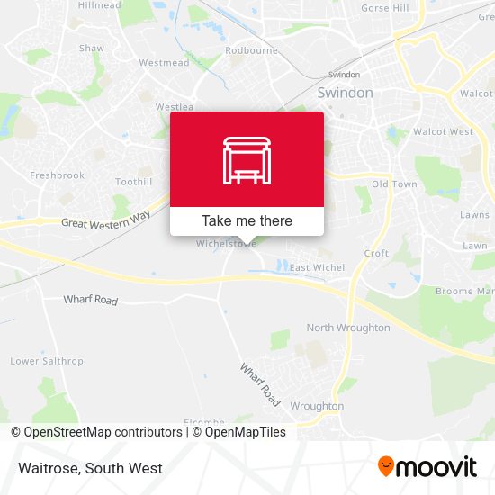 Waitrose map